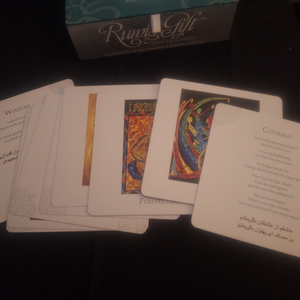Rumi's Gift Oracle Cards - Picture 5 of 5